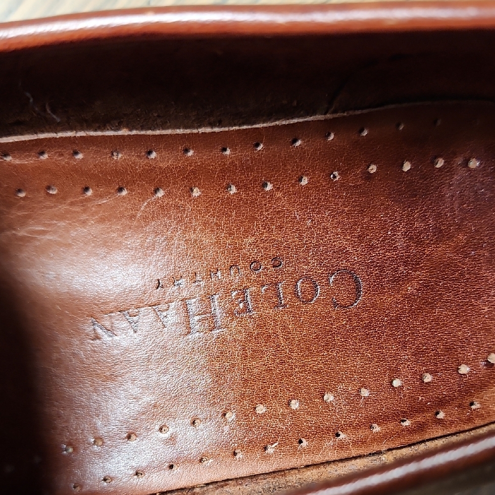 Cole Haan Tan Leather Women's Loafers - Picture 7 of 8